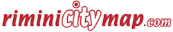 Rimini city map